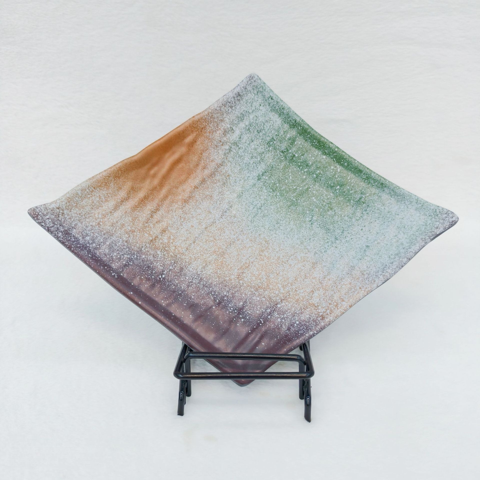 装饰画/壁画卧室/浮雕描金靠山图/宋锦/装饰画五区细节图