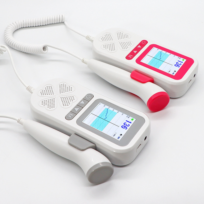 Doppler fetal heart rate monitoring instrument, English packaging, portable for home use, fetal heart rate for pregnant women full figure