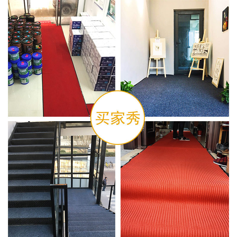 pvc double-striped carpet, anti-slip floor MATS for hotel and commercial entrances, kitchen absorbent floor MATS, bathroom door MATS Specification image
