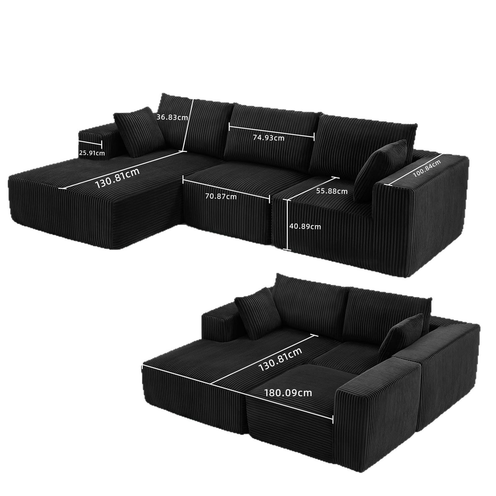 Small-sized high-density sponge compression sofa, Italian minimalist empress combination sofa, living room sofa wholesale for export Application Scenario
