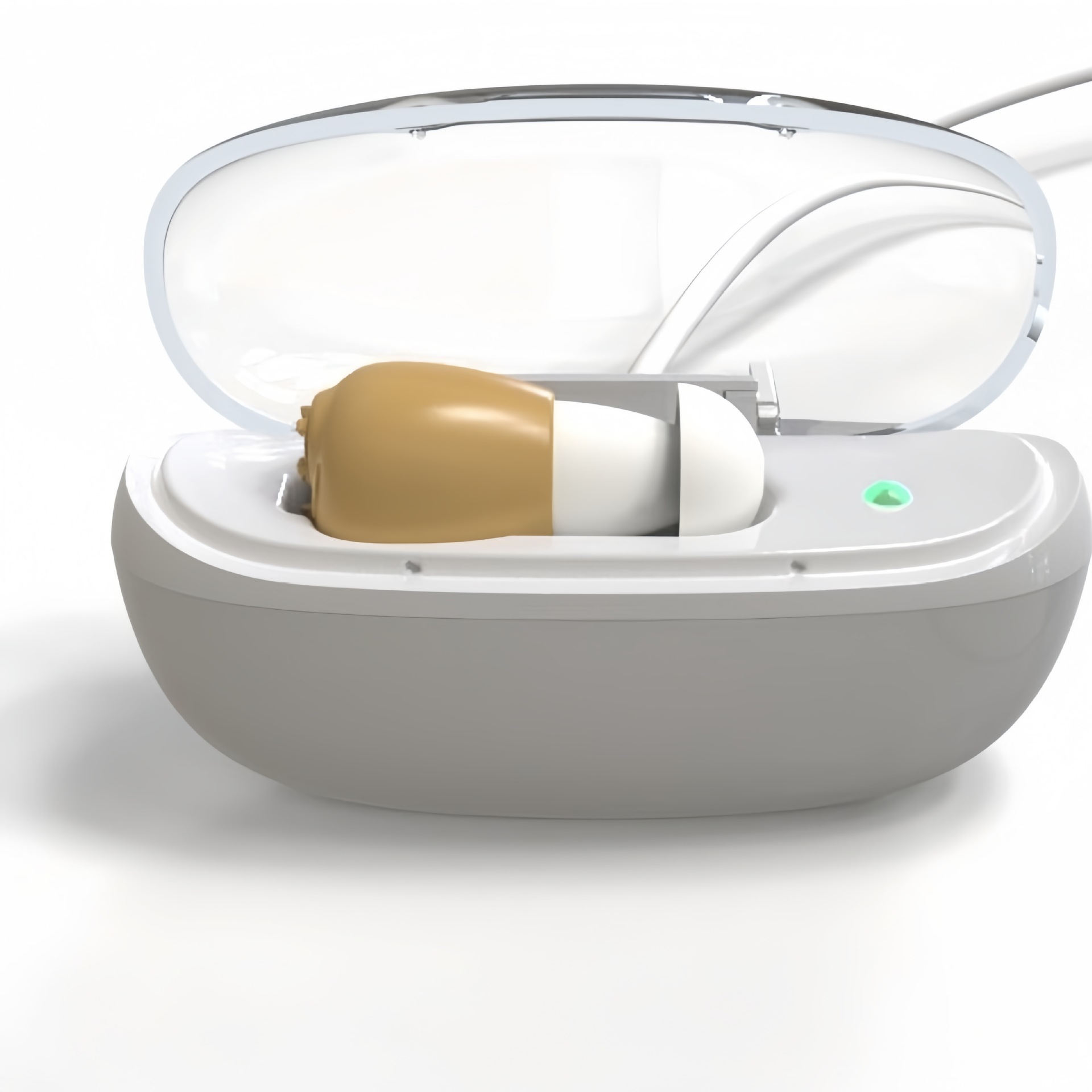 The foreign trade rechargeable in-ear Hearing Aid is a compact sound amplifier for the elderly full figure