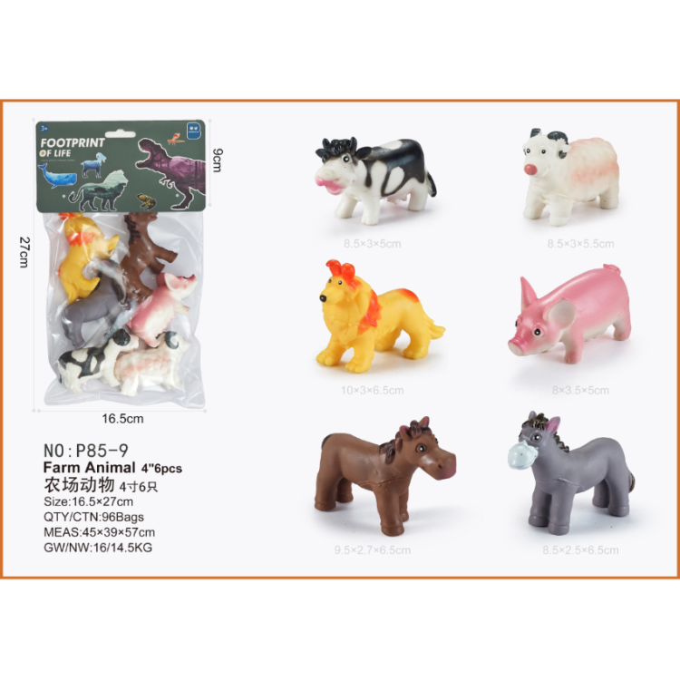 Transfronterizo venta caliente dinosaurios animales marinos animales de granja animales salvajes juegos para niños juguetes seguridad y medio ambiente al por mayor Application Scenario