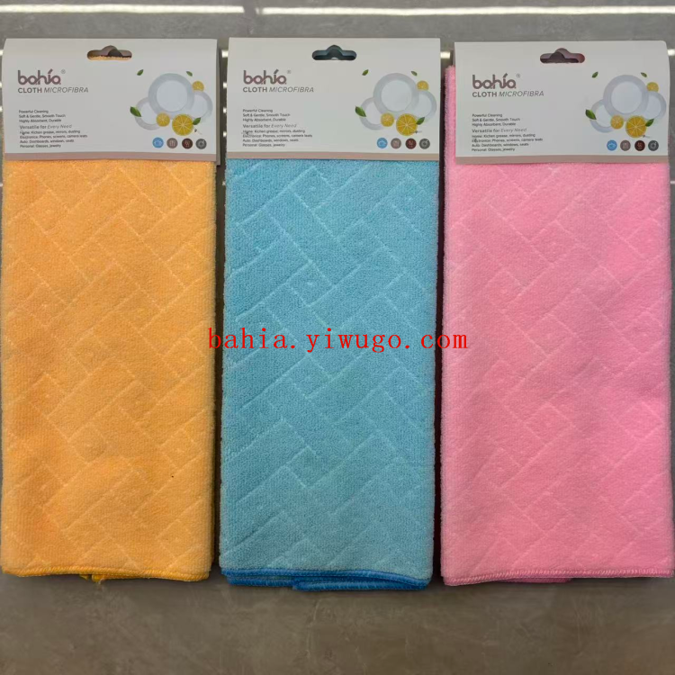 Plain city wall pattern towel, soft and comfortable face towel, 35*75cm, absorbent and non-shedding wipe towel