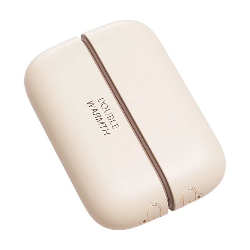 Magnetic hand-warming two-in-one hand warmer, USB charging split type winter electric heating pad, portable and portable hand warmer Application Scenario