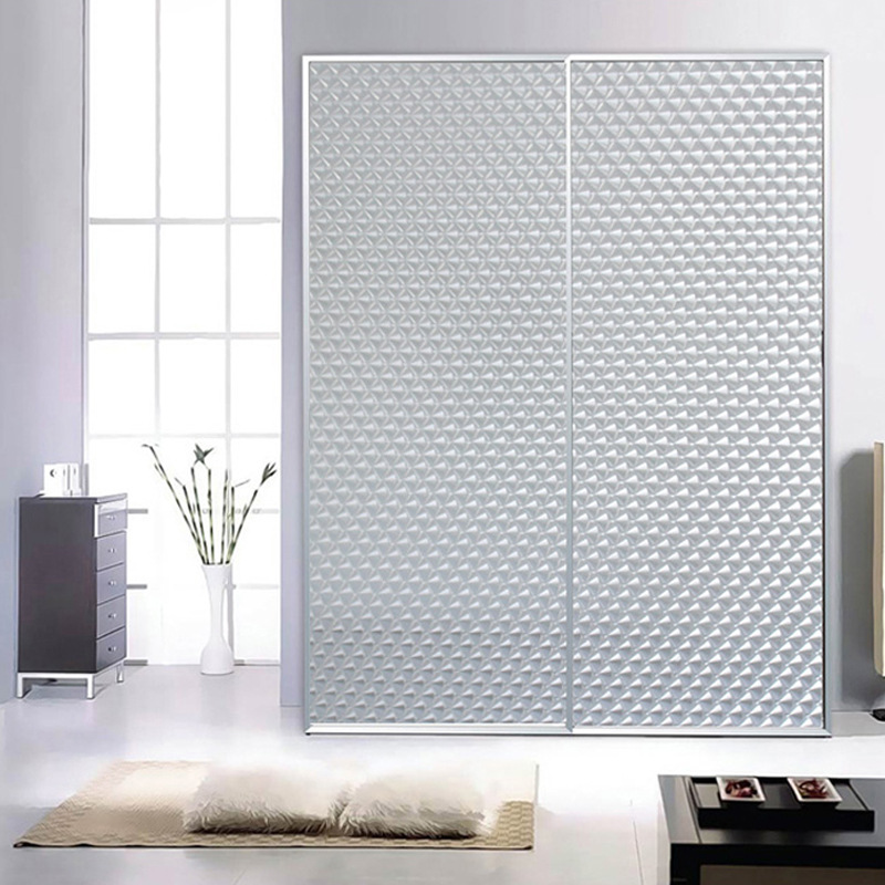 Frosted electrostatic glass film, bathroom and kitchen window translucent opaque glass film, office anti-peeping glass stickers Specification image