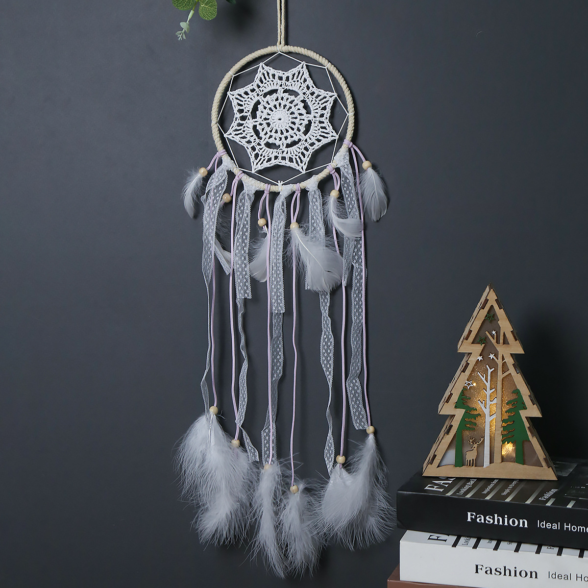 布艺装饰画捕梦网小提琴挂画电表箱装饰画