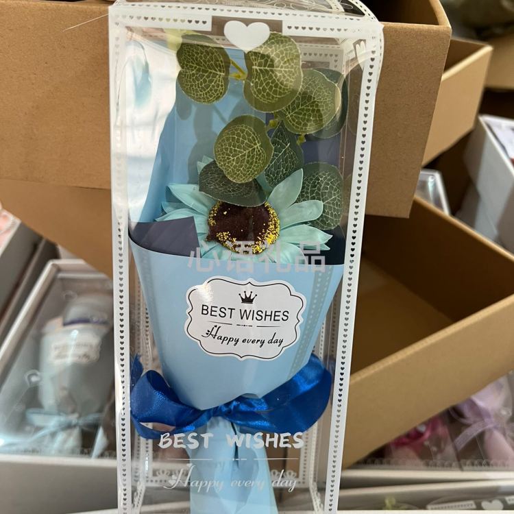 仿真花礼盒实物图