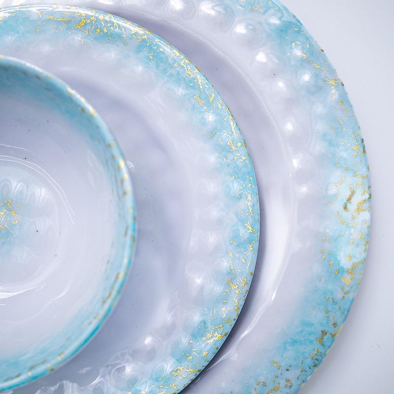 Melamine bowls, melamine sugar water bowls, salad bowls, hot pot small bowls, melamine tableware, fruit and dessert bowls, round bowls wholesale details Picture