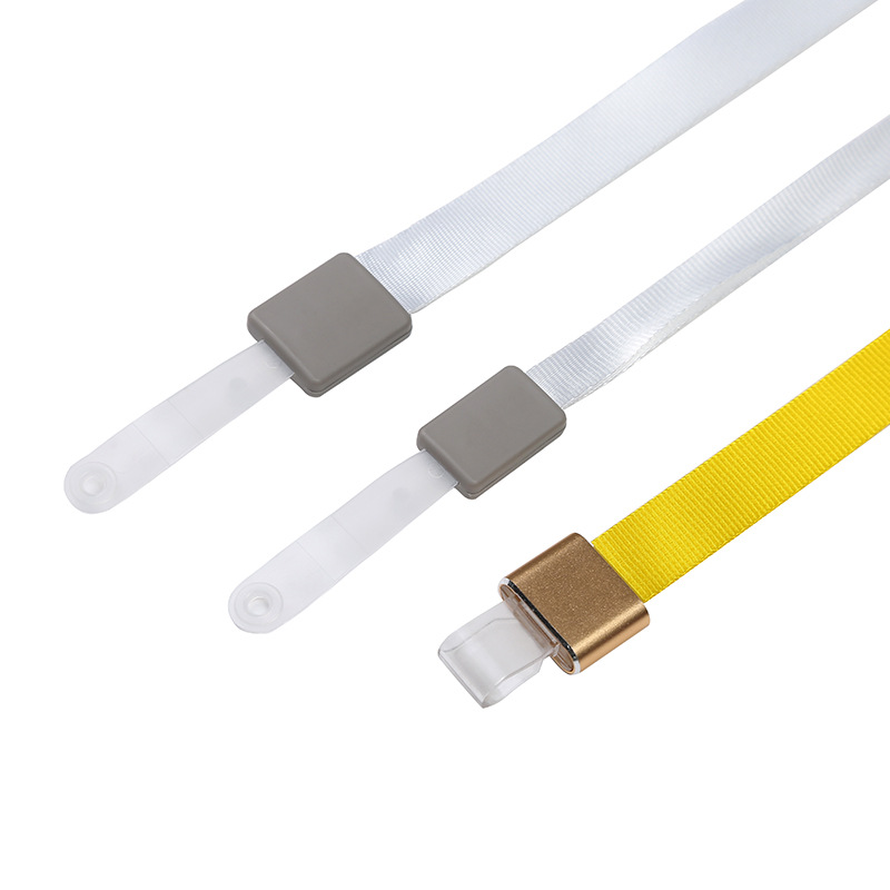 Venta directa de fábrica 1.5cm cordón de broche hebilla integral hebilla de plástico tarjeta de identificación tarjeta de exposición cordón de trabajo al por mayor Application Scenario