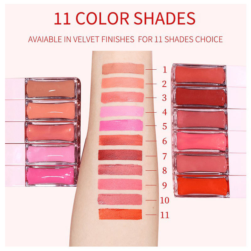 Atomic Kitten Two-color gradient Blush naturally brightens the purple-blue effect contour modification effect Item Picture