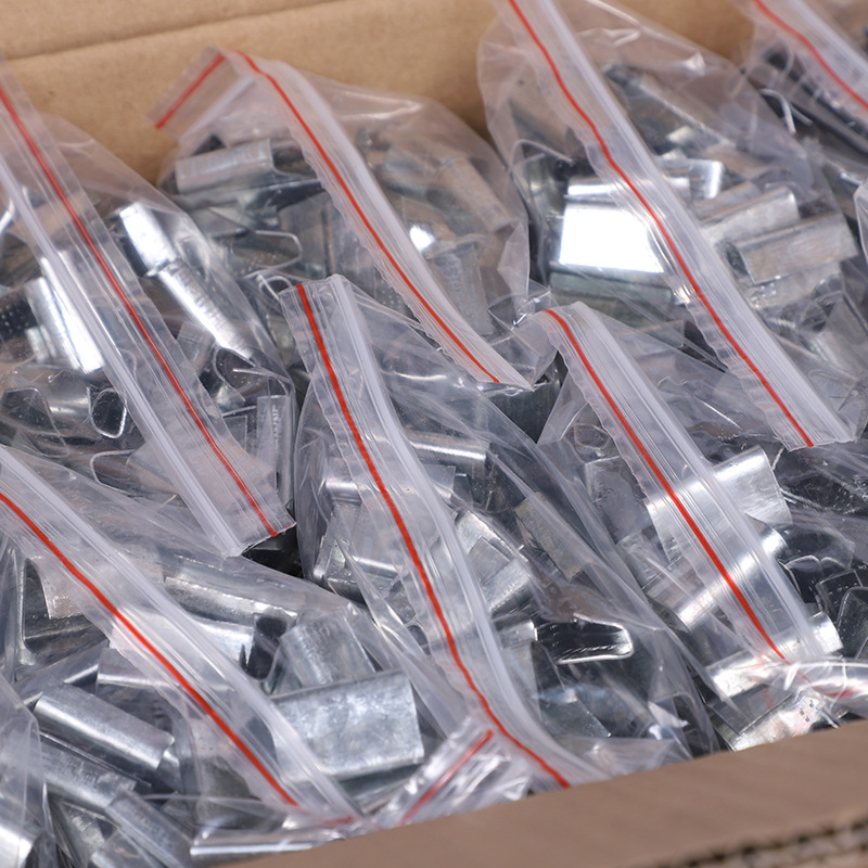 Customized plastic steel strapping buckles 19 buckles, 1608 plastic steel buckles, galvanized strapping buckles, pet plastic steel buckles, plastic steel straps details Picture