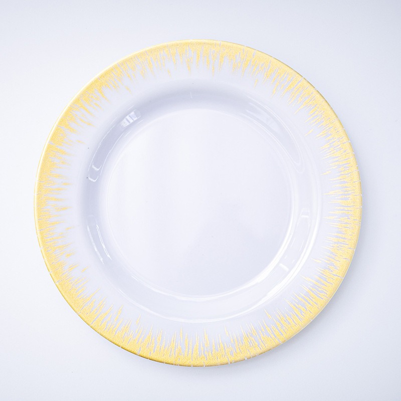 Steak plates, baking plates, porcelain bowls, tableware sets, noodle bowls, melamine plates, fish plates, salad bowls, pasta plates, gold-edge plates wholesale Application Scenario