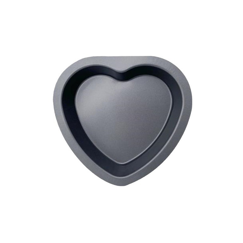 XJ71 Heart-shaped baking tray, 9-inch / 11-inch heart-shaped non-stick pizza mold, solid base, popular cake baking tray Specification image
