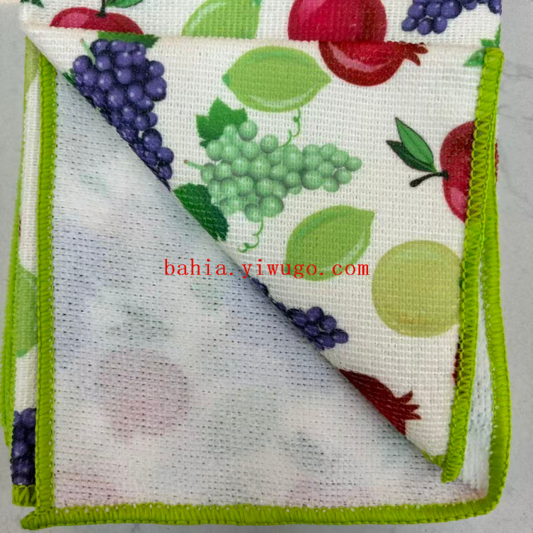 Various digital printed cloths, 40*48cm, kitchen cleaning cloths, dishwashing cloths, Bahia Item Picture
