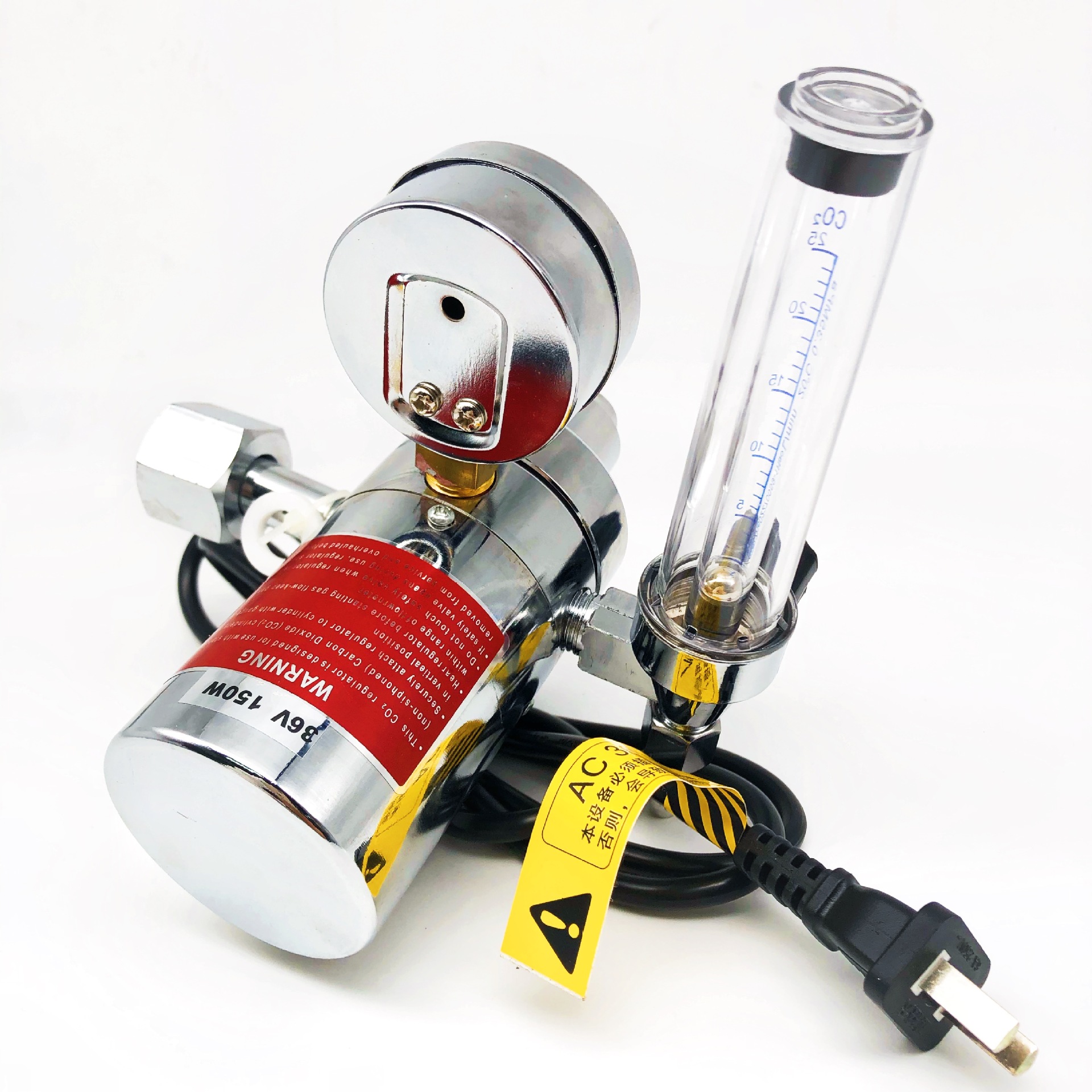 The Huaao Guangwei electric welding machine is equipped with 36V, 110V and 220V carbon dioxide all-copper electric heating pressure reducers Specification image