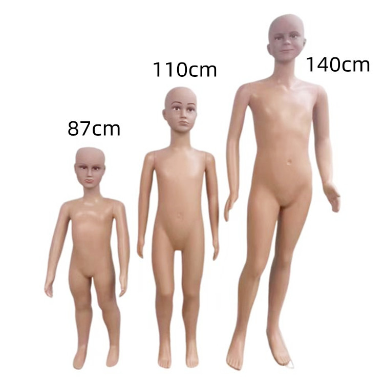 工厂发全身人体陈列87cm小儿童仿真塑料模特幼儿用品服装展示道具