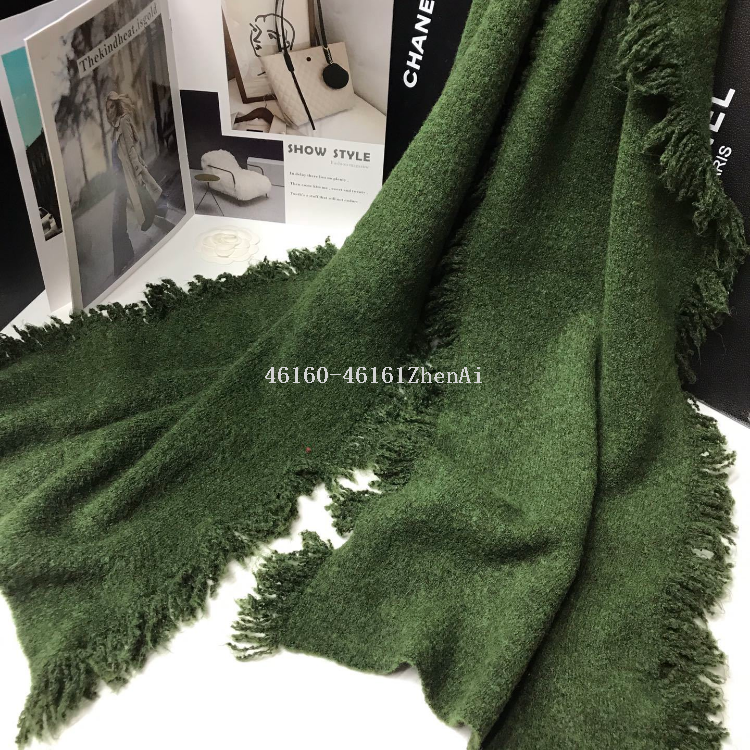 New cross-border scarf wholesale in stock, e-commerce live streaming, dynamic tassel long scarf supply chain supply
