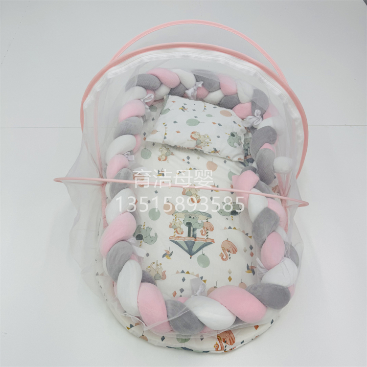 婴儿蚊帐安全便携式儿仿生睡垫床垫床中床婴儿宝宝床婴儿防蚊蚊帐
