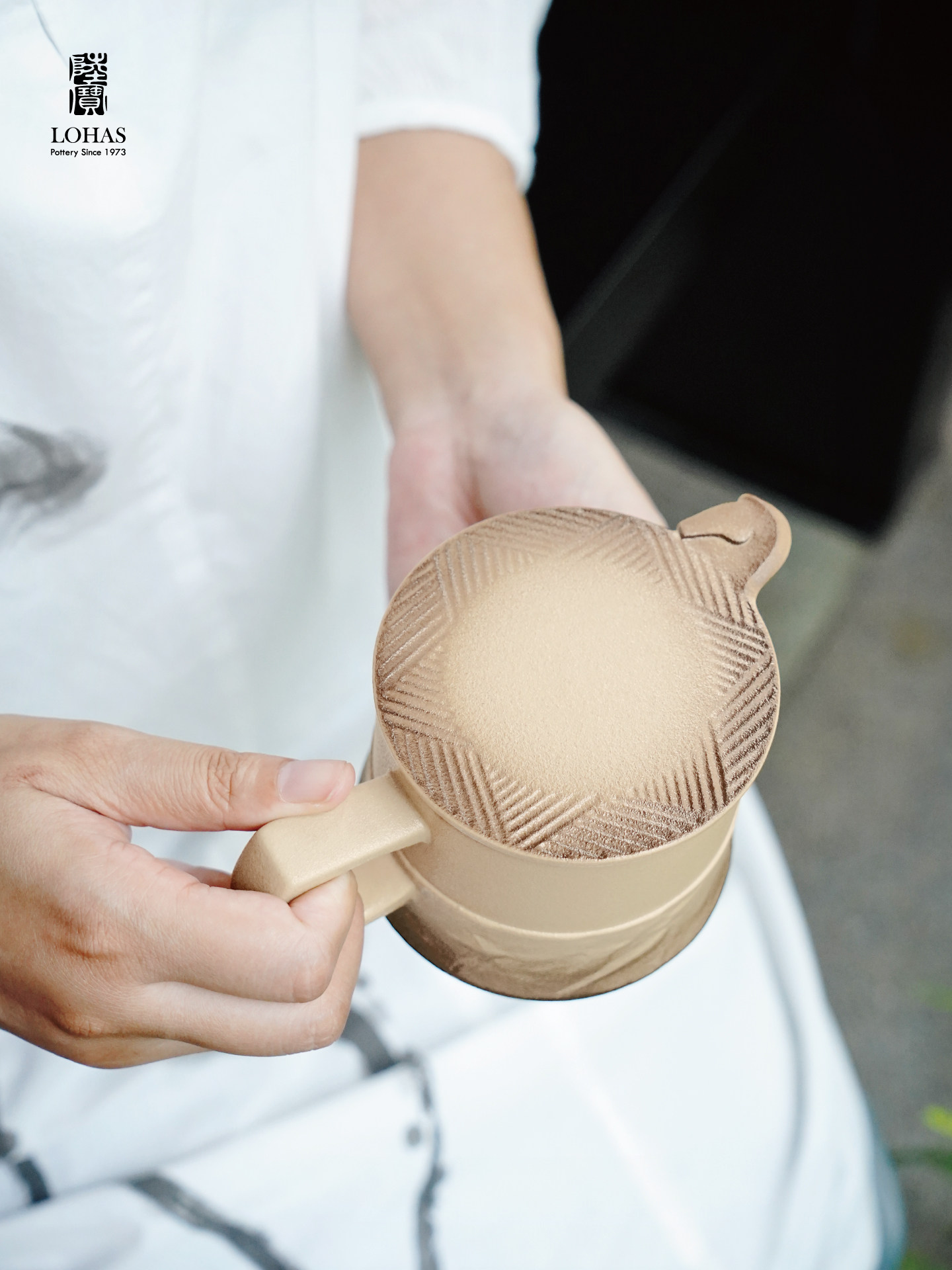 The new product of the Year of the Horse, Lu Bao Ceramic retro mugs, tea cups and coffee cups, handcrafted texture gift box, takes the lead with lid cups Specification image