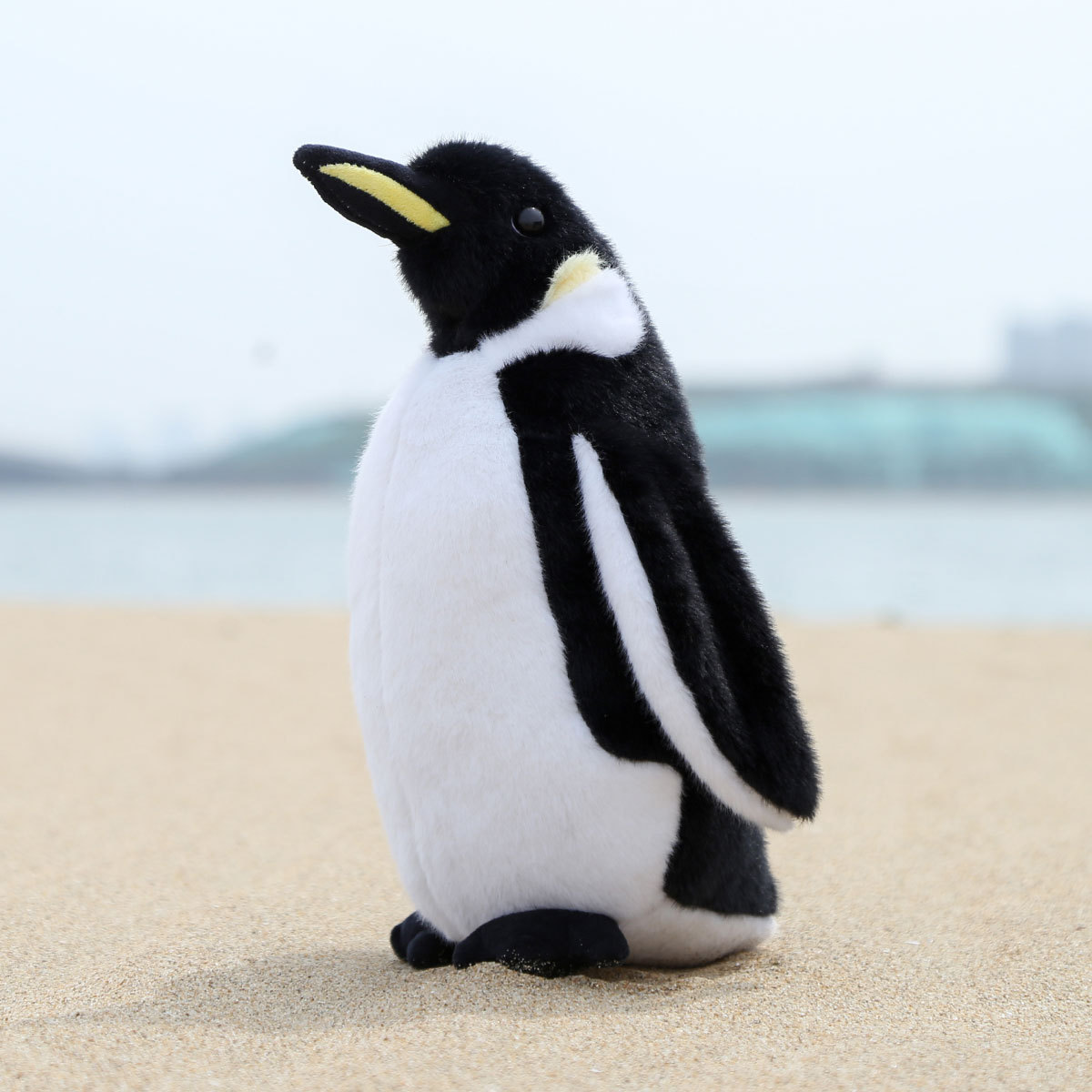 Realistic emperor penguin plush toys, Children's Day gifts, aquarium animal dolls, boys' birthday gifts wholesale Item Picture