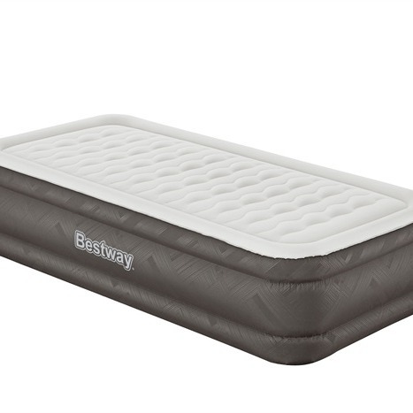 双人双层布面充气床 内置泵家用充气床垫 懒人加厚气垫床厂家批发