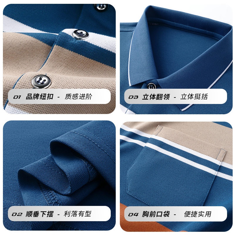 服装/polo衫/男大码春装/男装polo衫/短袖t男半袖潮牌细节图