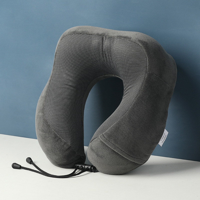 Memory foam U-shaped pillow, slow rebound nap neck pillow, portable travel airplane neck pillow for export Specification image