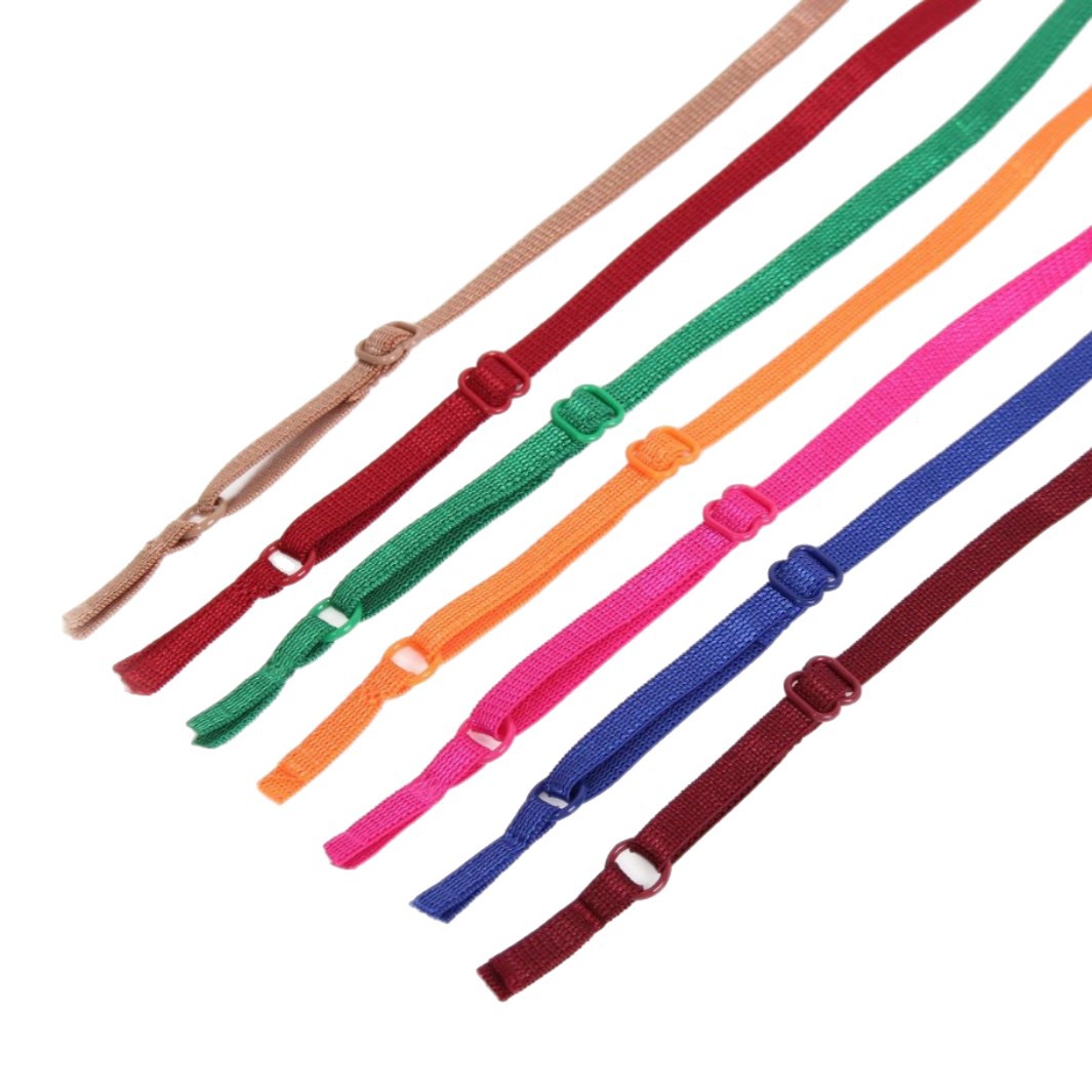 High-quality ready-made colored shoulder strap underwear, clothing accessories, adjustable elastic bands, baby clothes, beautiful back bras in stock