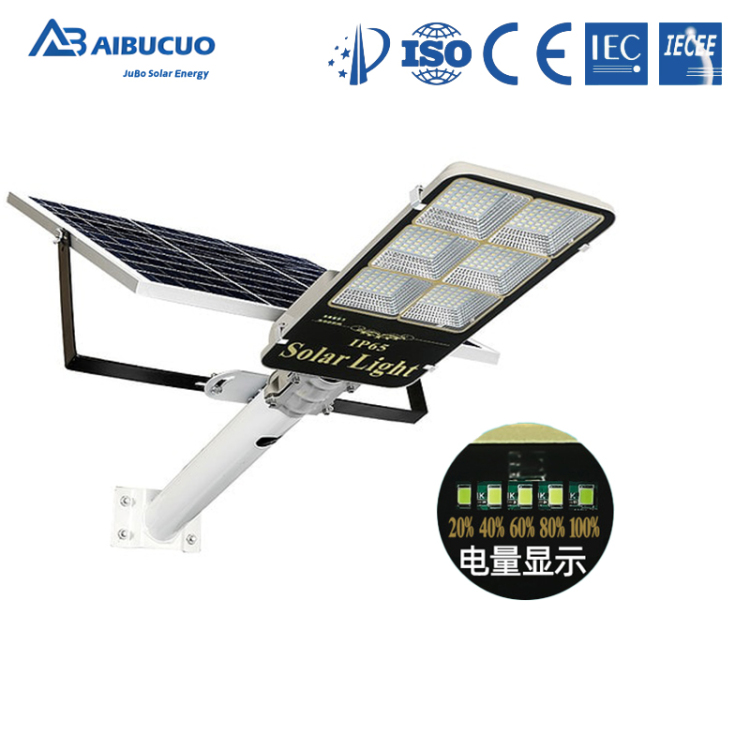 AIBUCUO Jubo Jinduo's new solar street lamps, solar garden lamps and split road lighting lamps details Picture