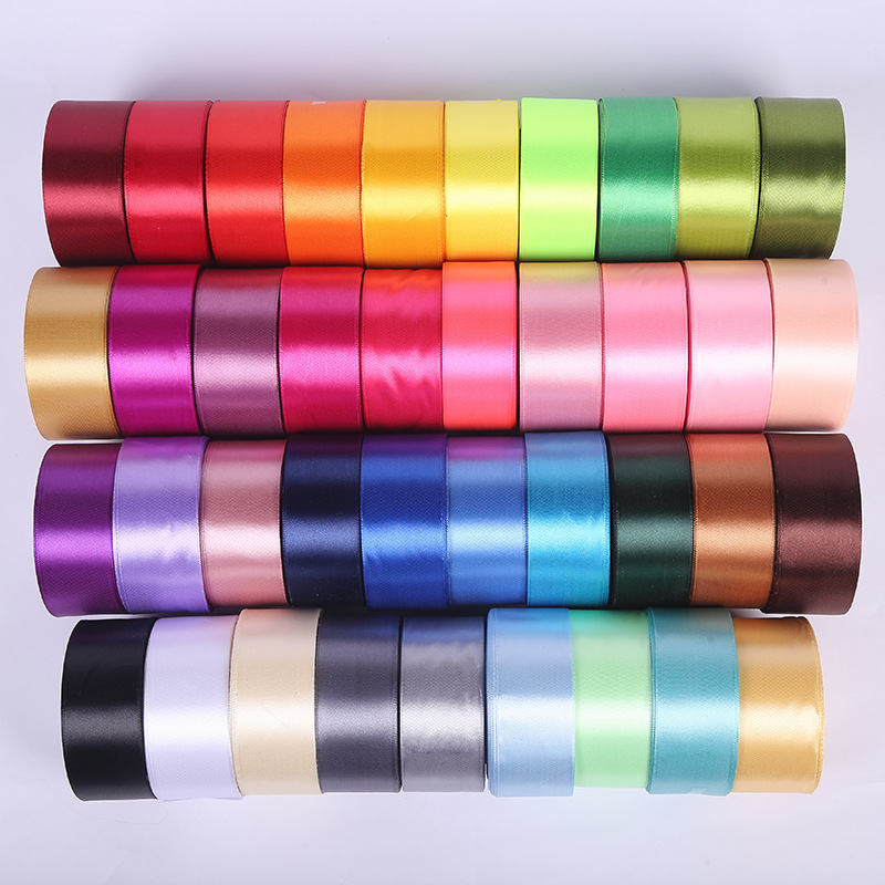 4CM polyester webbing, diy handmade rose decoration, ribbon, satin ribbon, cake gift packaging, decorative satin ribbon details Picture
