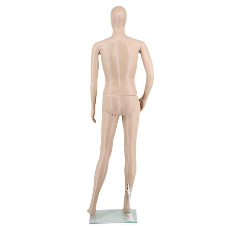 电镀男模特/塑料女模特头/假人/电镀模特/发模白底实物图