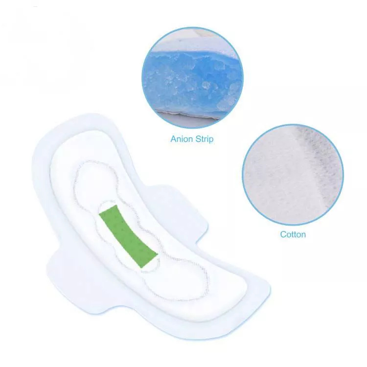 外贸出口西非卫生巾sanitary napkins干爽棉面夜用加长卫生巾