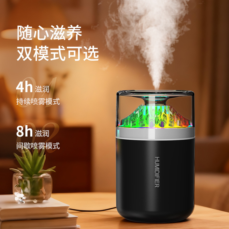 New car aroma diffuser humidifier for desktop home and office use, large fog volume ambient light, silent small aroma diffuser humidifier Application Scenario