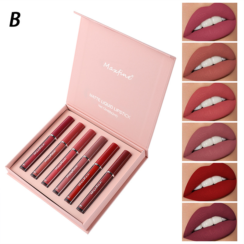 Lipstick set, matte, non-fading, non-staining, on cups and lip gloss Application Scenario