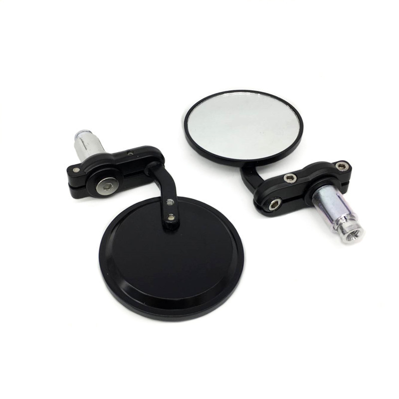 Cross-border supply of universal rearview mirrors for motorcycles, rearview mirrors for electric vehicles, all-aluminum handle mirrors, and small round mirrors