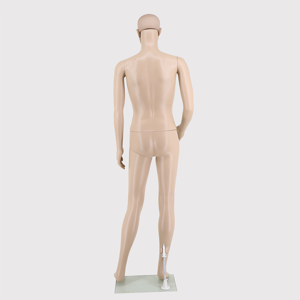 电镀男模特/塑料女模特头/假人/电镀模特/发模细节图