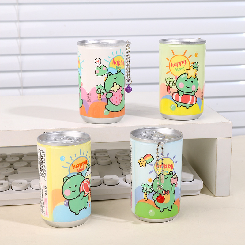 mini 饮料罐装湿巾30抽旅行便携迷你一次性湿纸巾桶装清洁湿巾细节图
