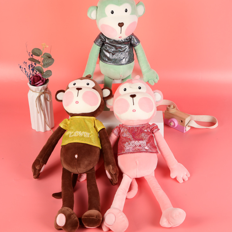 Cross-border bestseller LOVE Dressing Monkey Doll Blush comes in multiple colors and sizes and supports customization