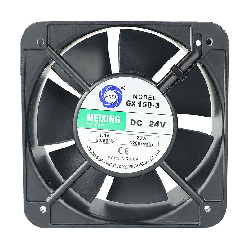 GX150-3直流风扇DC12/24V散热冷却方形15050轴流风机工业风扇