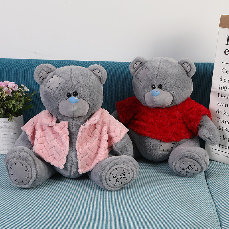 Patch Bear plush toys are cute, soft and comfortable. Factory direct sales with customization support details Picture