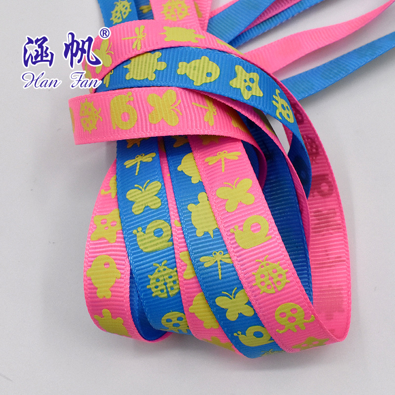 【 Fast Delivery 】 Thickened ribbed tape, custom-printed striped webbing, logo printed ribbon, satin ribbon, Christmas ribbon Application Scenario