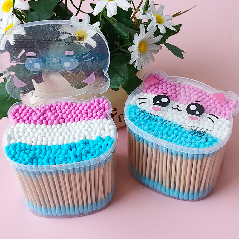 婴儿棉签白底实物图