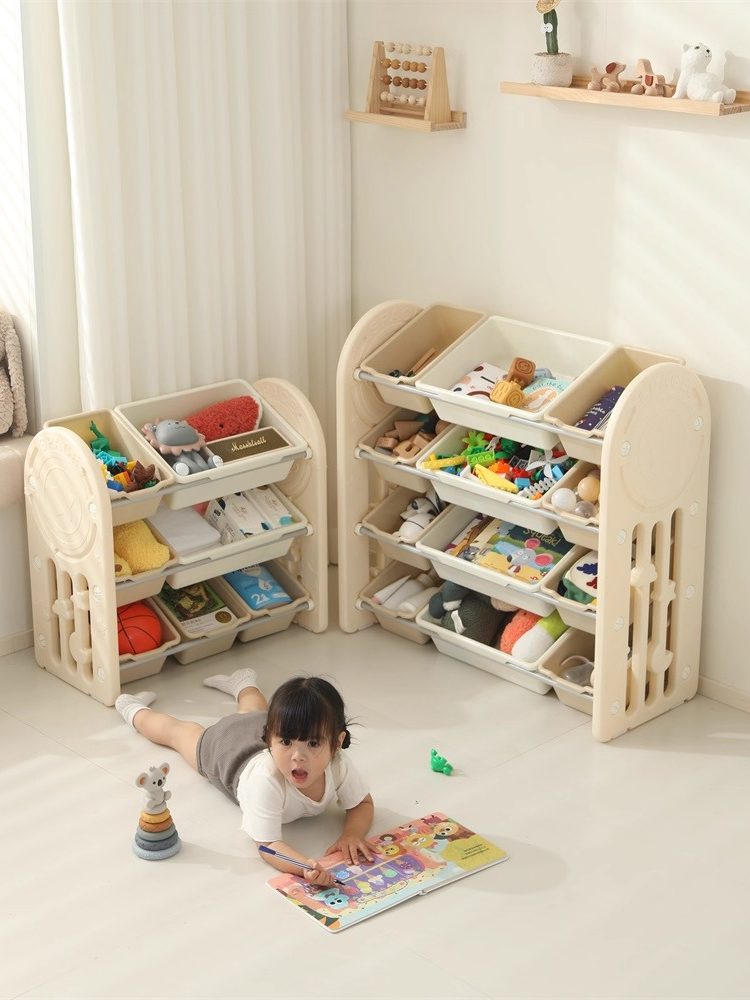 儿童玩具收纳架整理架宝宝零食置物架婴儿用品整理架多功能收纳架