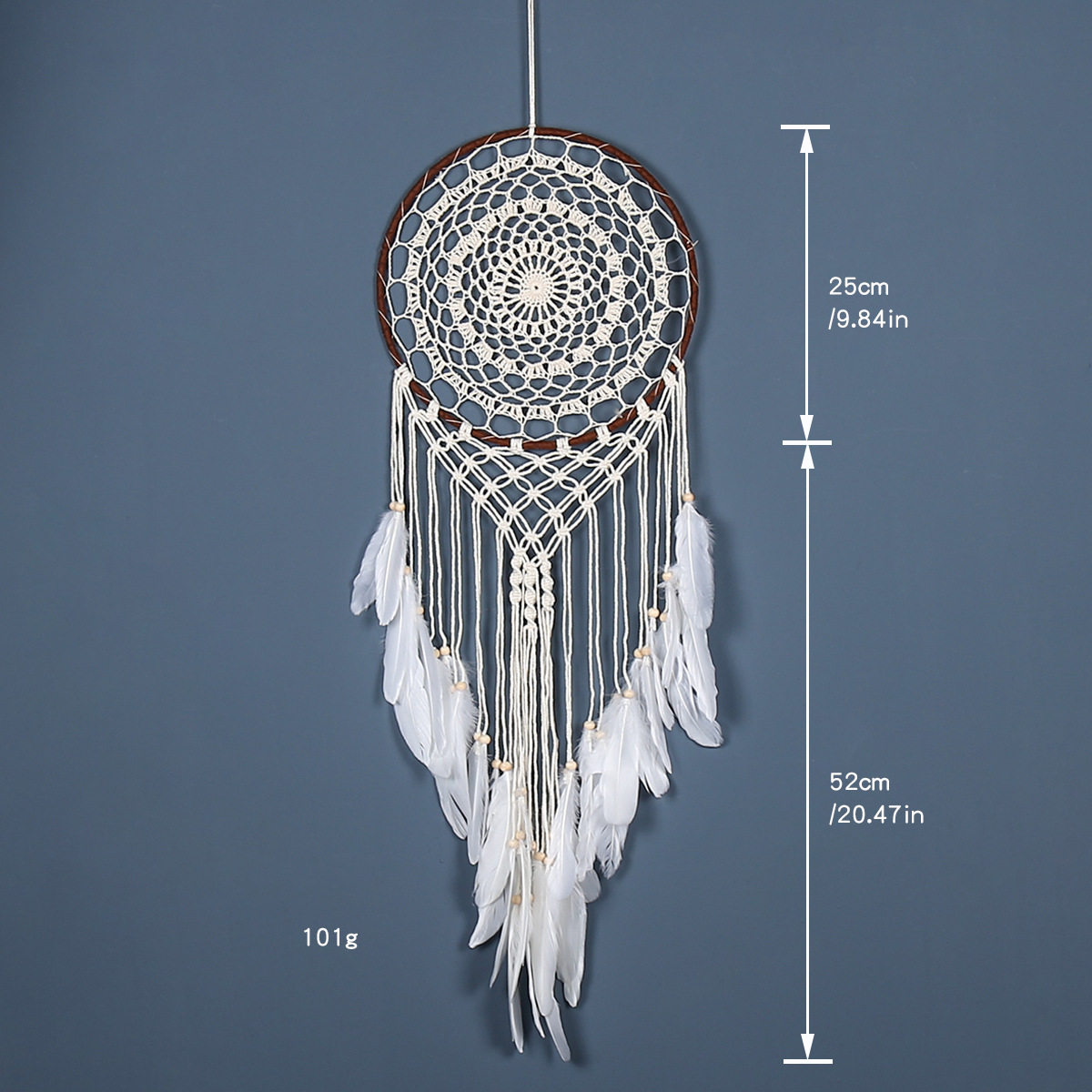 ins Bohemian-style hand-woven hook flower dream catcher pendant decoration Dream catcher homestay Dream catcher pendant Item Picture