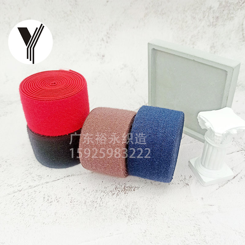Wholesale from the manufacturer of solid-color, high-elastic, plush elastic bands, soft, thickened elastic webbing, and colorful shoulder straps