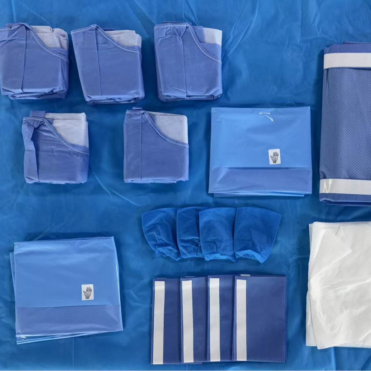 Disposable medical laparoscopic surgery kit for foreign trade full figure