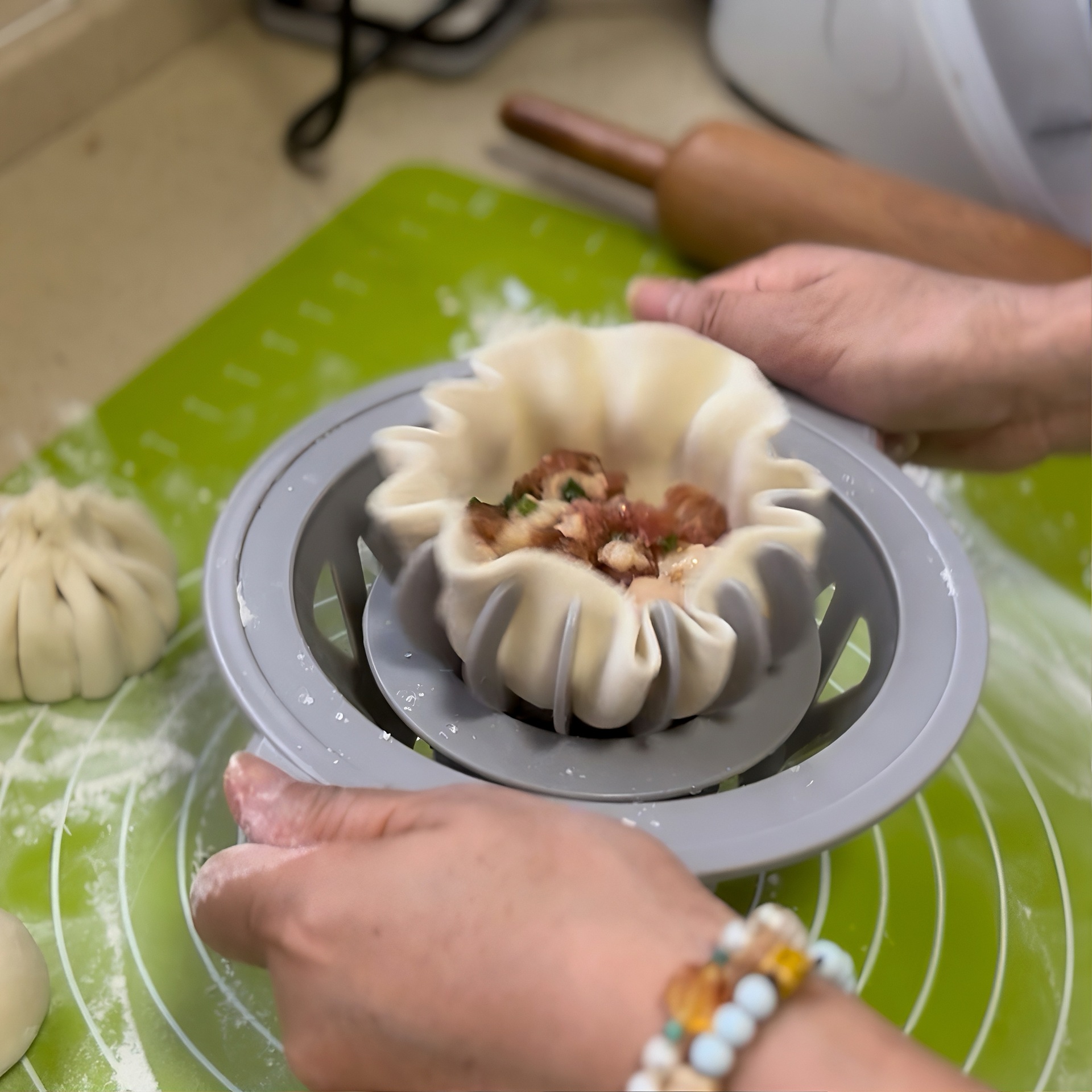 跨境包子模具手动包家用厨房小工具包子器模具厨房工具亚马逊爆款