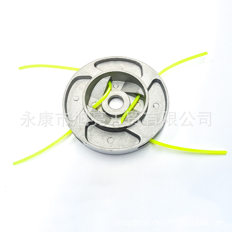 铝盘打草头割草机配件除草轮打草绳用铝头割灌机配件割草刀片