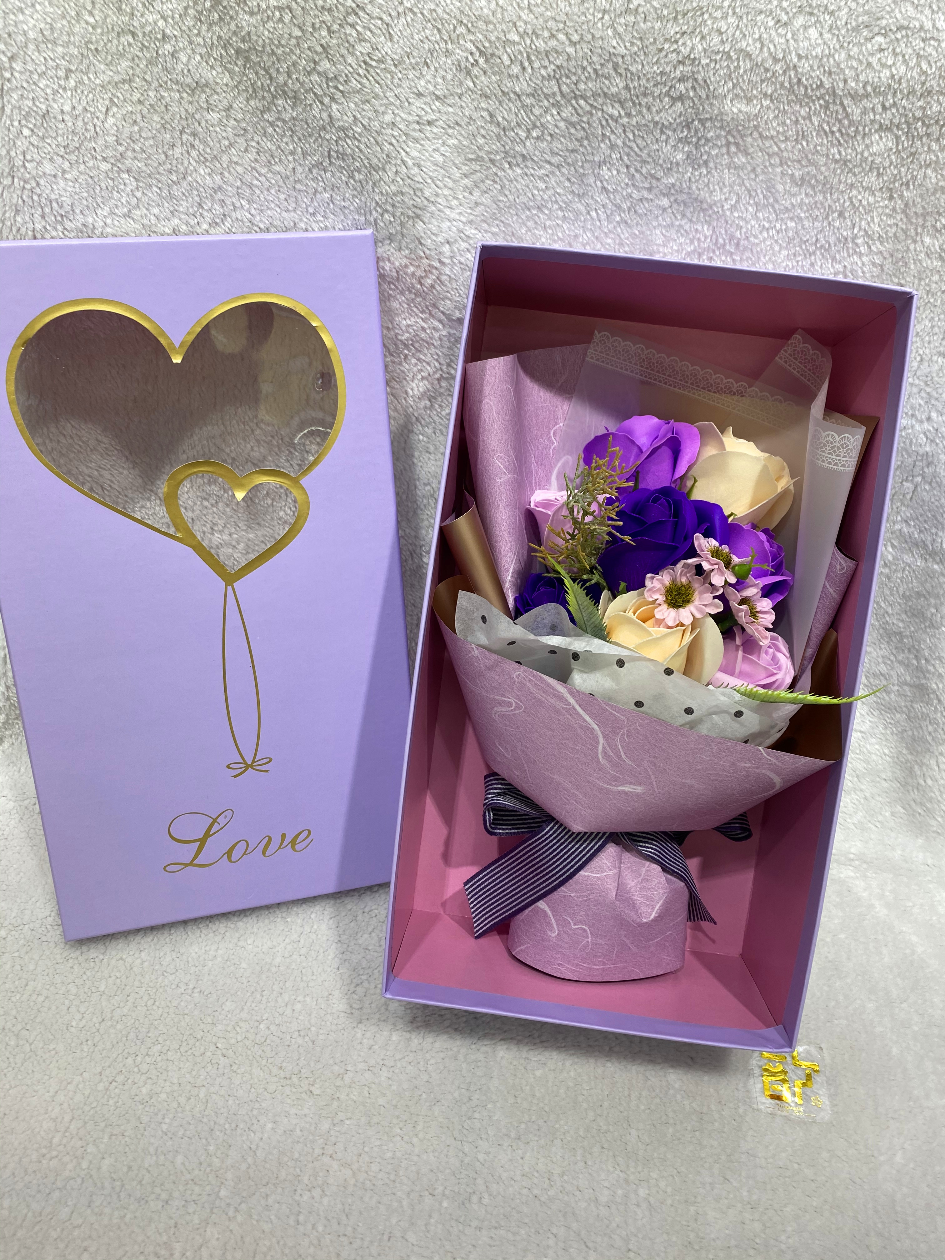 定制礼品香皂玫瑰花束 妇女节情人节礼盒 教师节圣诞节礼物