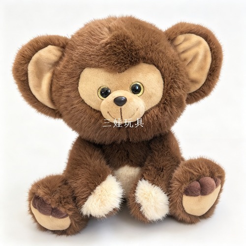 Cross-border new monkey dolls, gorilla forest animal plush toys, zoo wholesale gifts